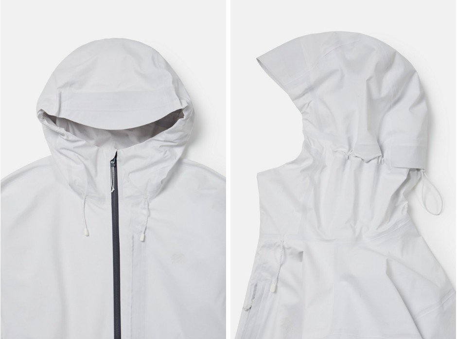 코오롱 에그라이트 후드 디테일