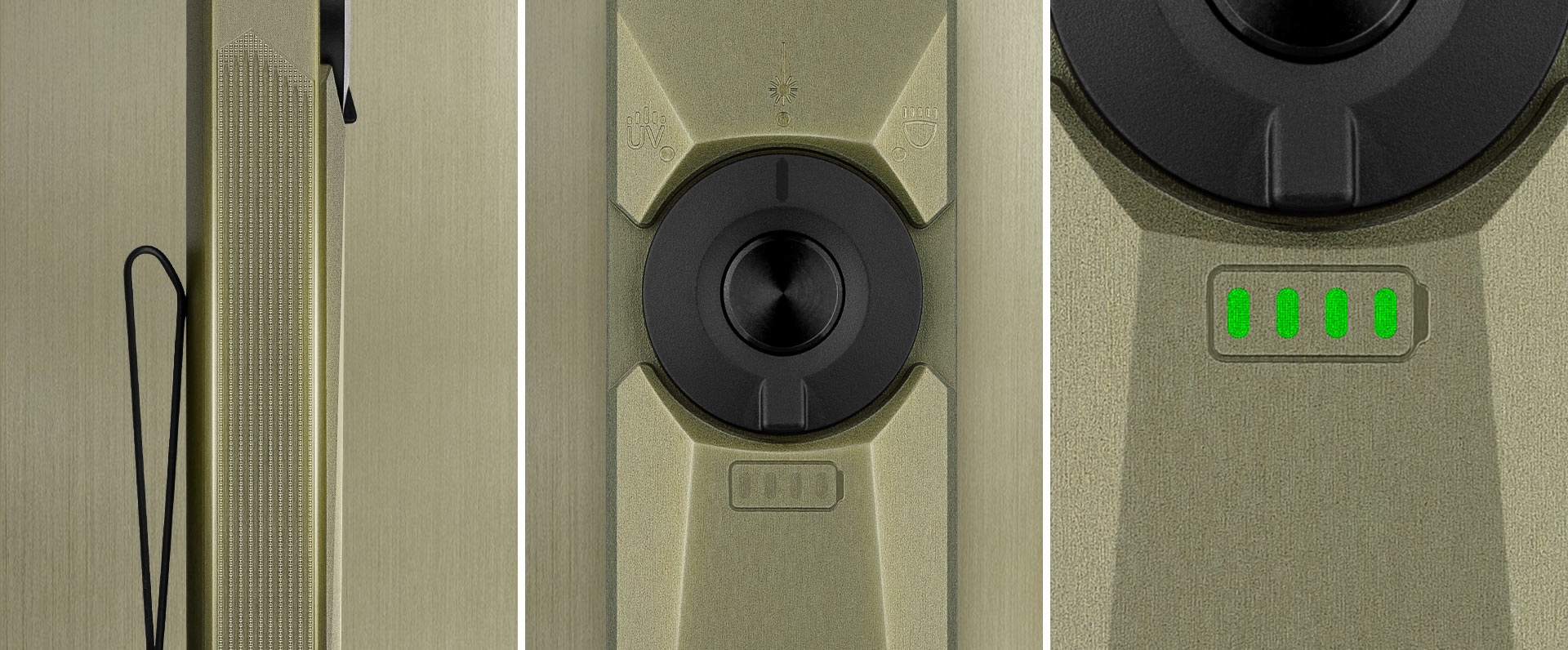 아크펠드 울트라 UV LED로 형광 물질 검출하는 모습